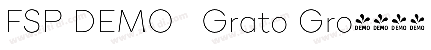 FSP DEMO   Grato Gro字体转换